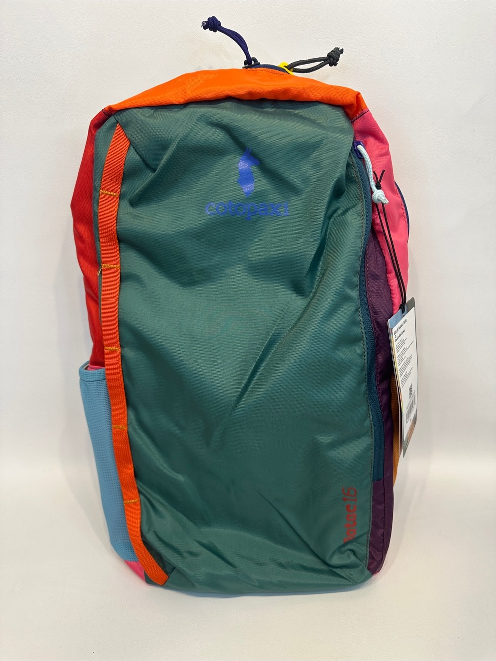 Cotopaxi Batac Del Día 16L Backpack One-of-a-Kind Multicolor Lightweight Daypack